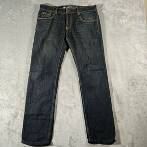 Aeropostale Jeans‎ Mens 33 x 31 Blue Straight Denim Basic Normcore